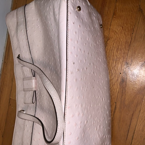 Kate Spade Ostrich Leather Valencia Rd Large Tote - Picture 4 of 6